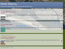 Tablet Screenshot of mostlymapping.com